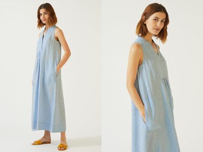 Linen Maxi Dress