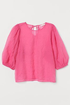 Puff Sleeved Blouse from H&M