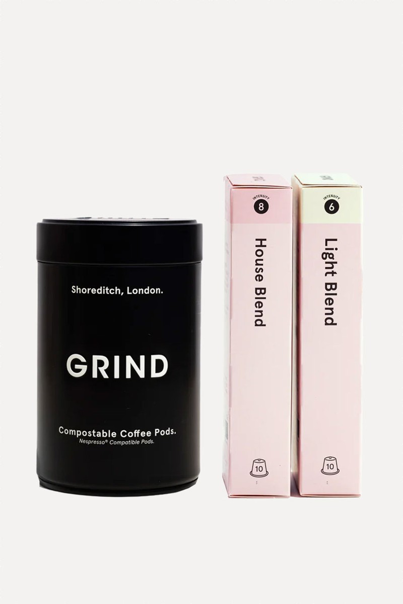 Black Tin Of Nespresso® Compatible Coffee Pods from Grind
