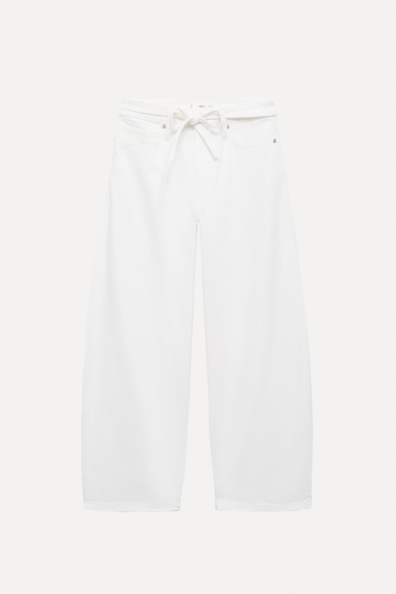 Balloon Jeans With Belt