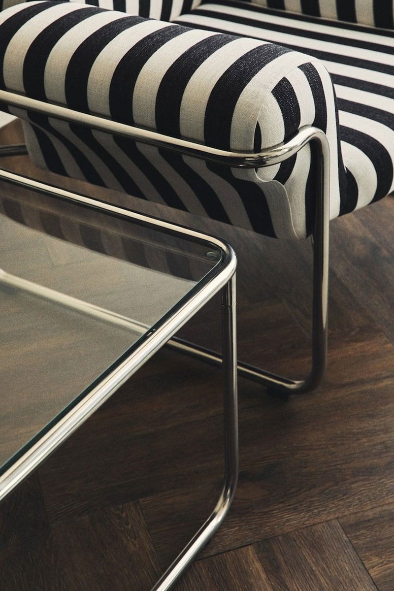 Glass-Top Coffee Table