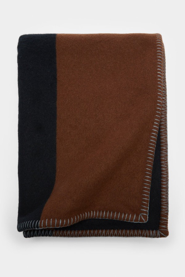 Valatzu Anton Lambswool Cashmere Blanket from Begg x Co