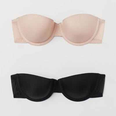 2-Pack Strapless Bras from H&M