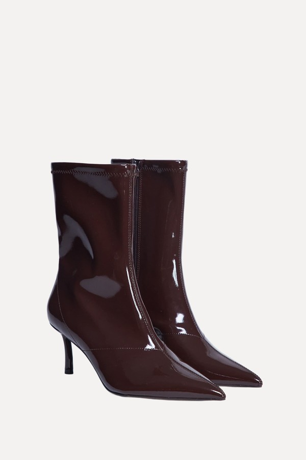 Pippa Point Toe Stretch Ankle Boots