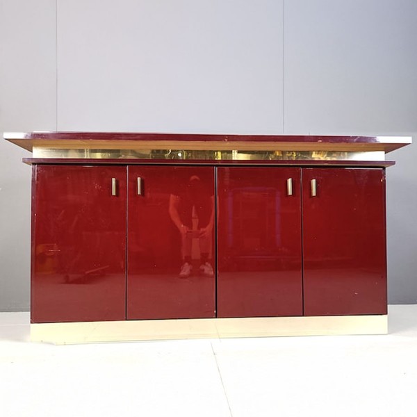 1980s Lacquered Sideboard from 1stDibs