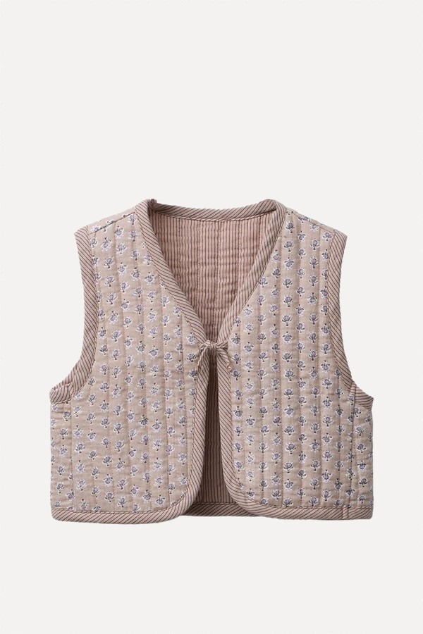 Printed Quilt Vest