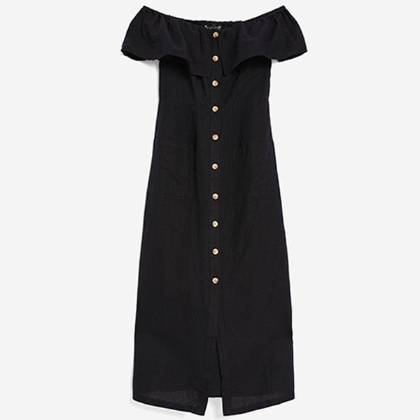 Linen Dress from Topshop