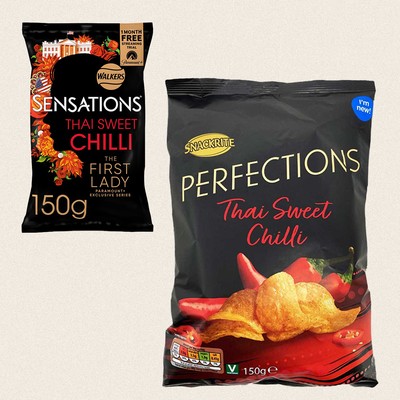 Perfections Thai Sweet Chilli Crisps from Snackrite