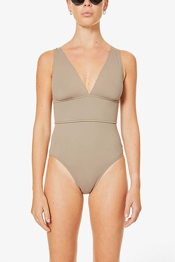 Victoria V-Neck One Piece Swimsuit