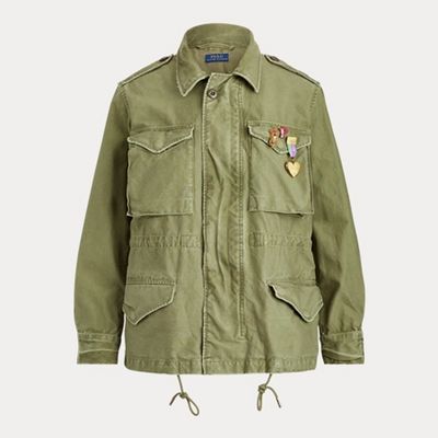 Cotton Twill Military Jacket (similar) from Ralph Lauren