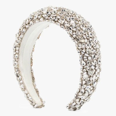 Silver Tone Czarina Crystal Headband from Jennifer Behr