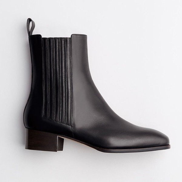 Ankle Boot With Elegant Low Block Heel