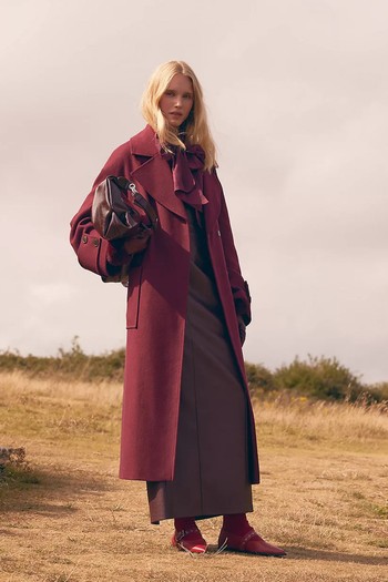 Wool-Blend Oversized Coat from By Anthropologie