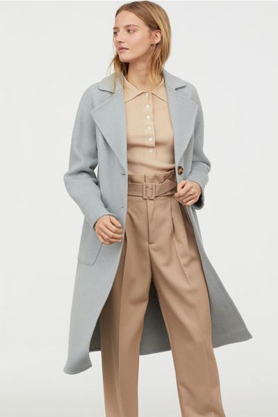 Wool-Blend Coat