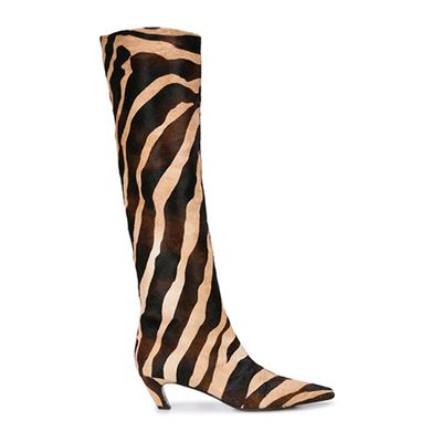 The Knee-High Zebra Print Boots, £2,285 | Khaite