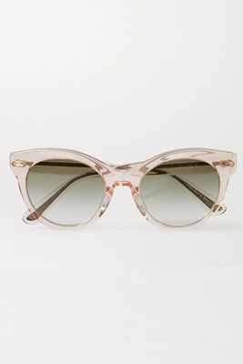 + Oliver Peoples Georgica Round-Frame Acetate Glasses from The Row