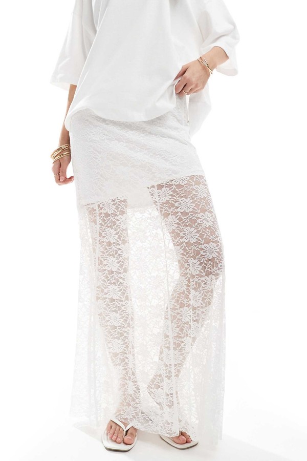 Vero Moda Llined Lace Hanky Skirt