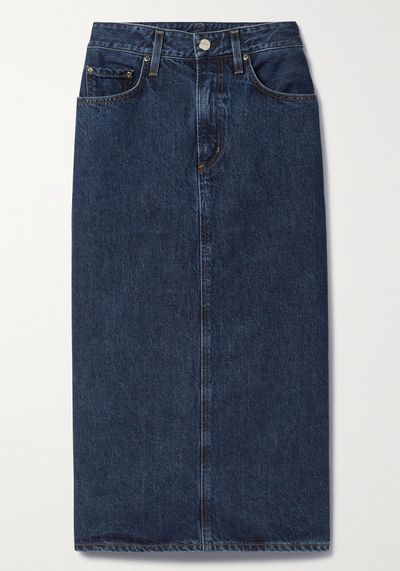 Denim Midi Skirt from Goldsign