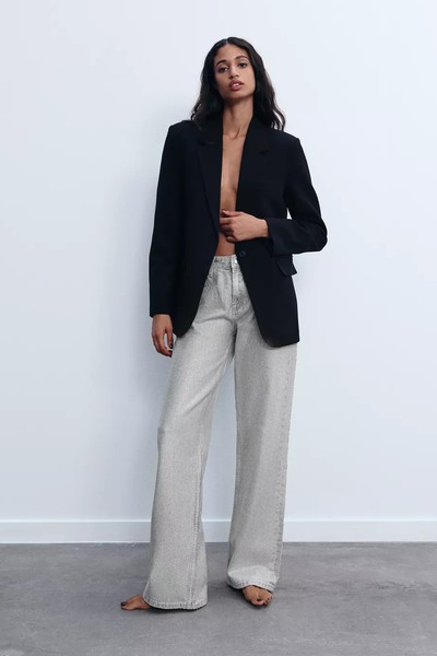 TRF Wide Leg Brillos Mid-Waist from Zara