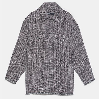 Tweed Overshirt from Zara
