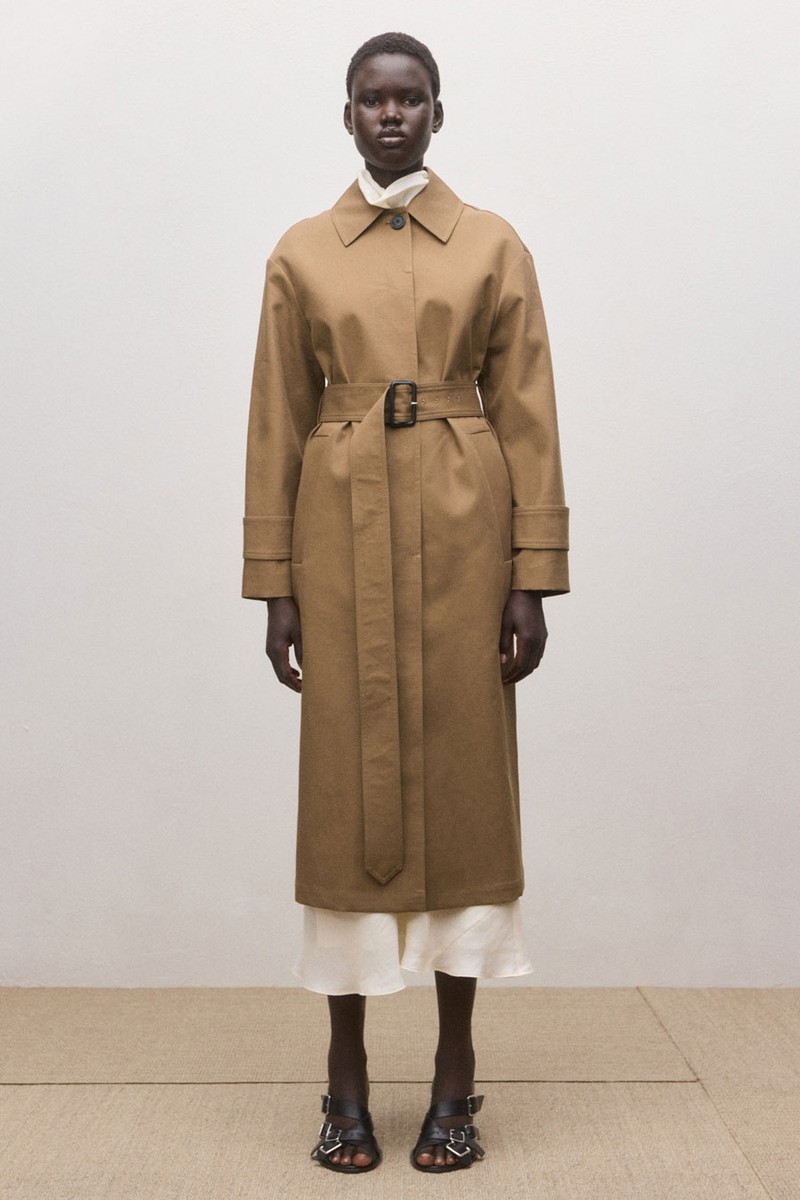 Cotton Trench Coat With Belt from Mango