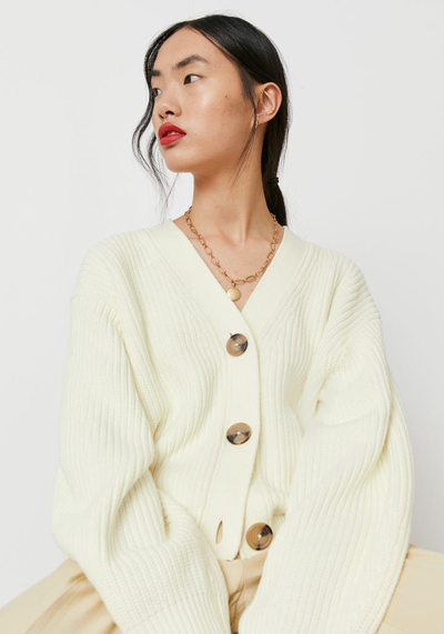 Rib Knit Cardigan