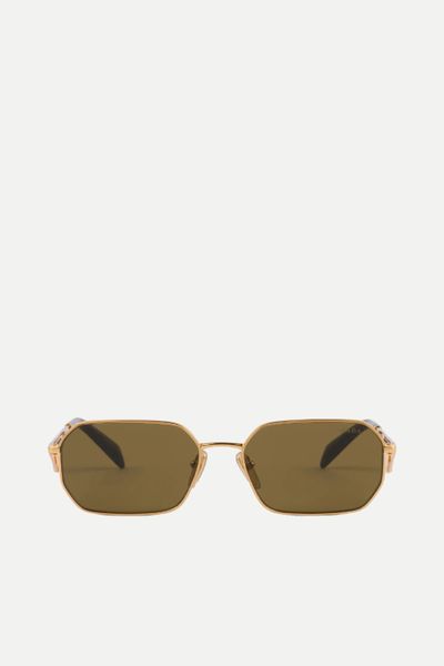 Sunglasses With Triangle Logo from Prada