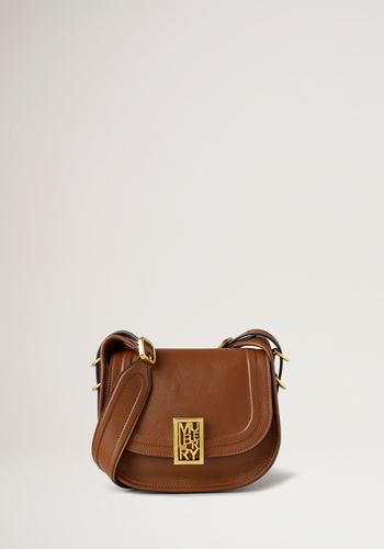 Small Sadie Satchel Tan Silky Calf