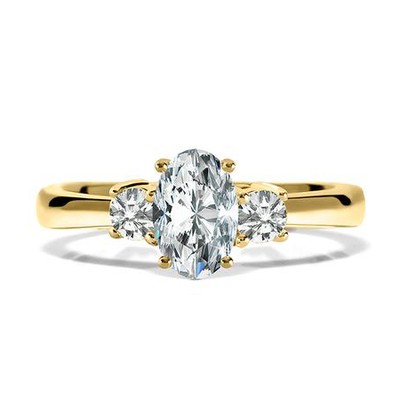 Elizabeth Ring 18k White Gold