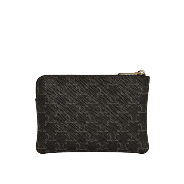 Coin Purse In Triomphe Canvas from Celine