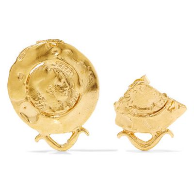 La Passione Di Napoli Gold-Plated Earrings from Alighieri