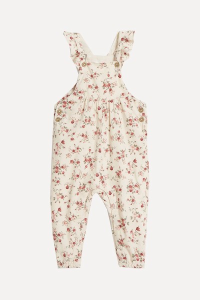 Floral Corduroy Dungarees from Newbie