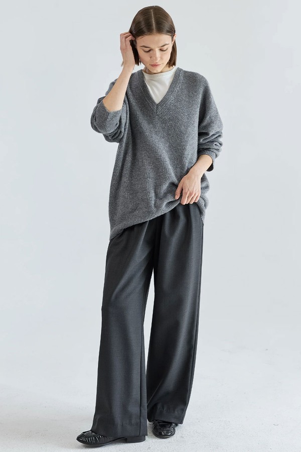Wool V Neck Sweater from Almina Concept