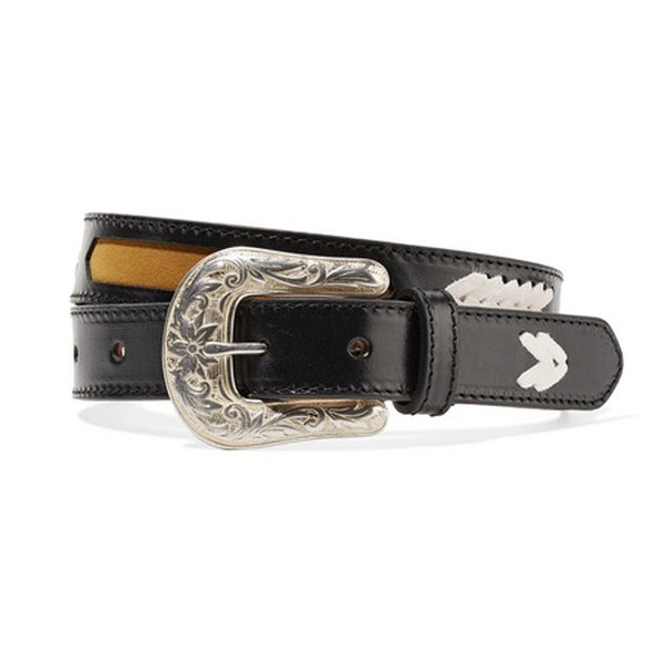 Tigoo Embroidered Leather Belt from Isabel Marant