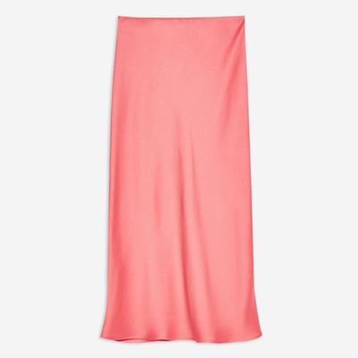 Satin Midi Skirt from Topshop