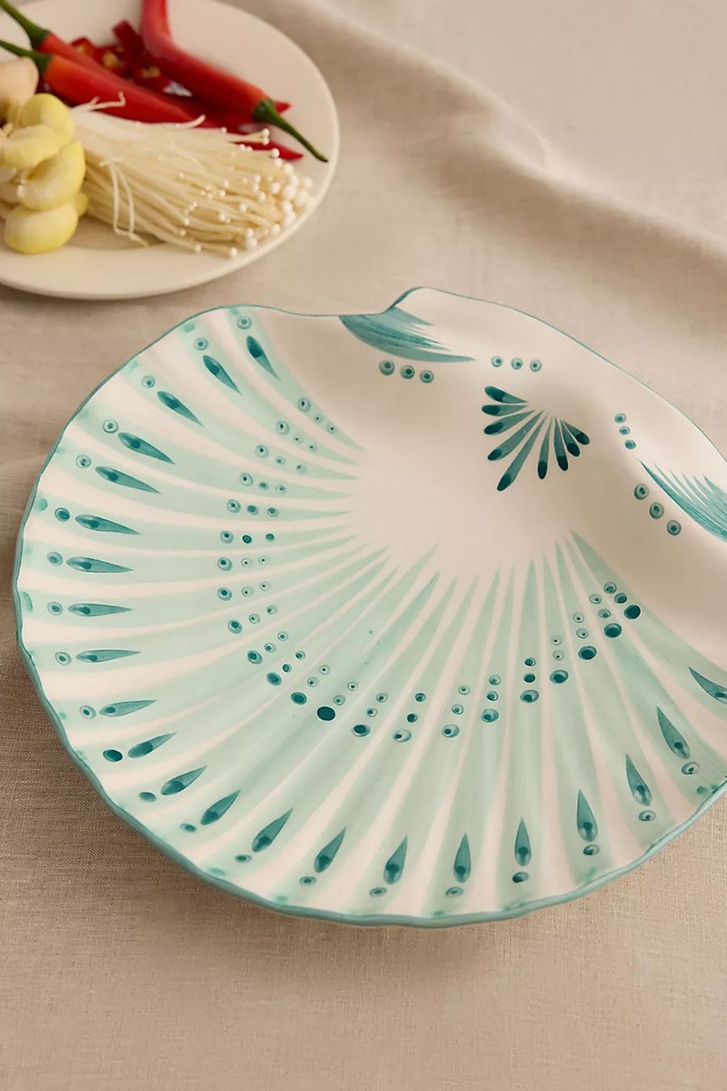 Shell Verde Serving Platter from Anna + Nina
