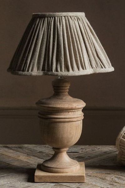 Linen Scalloped Lamp Shade from Graham & Green 