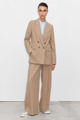 Italian Wool Military Pant Suit from ME+EM