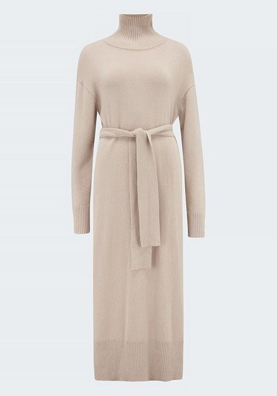 Mila Knitted Dress In Jute from Rails