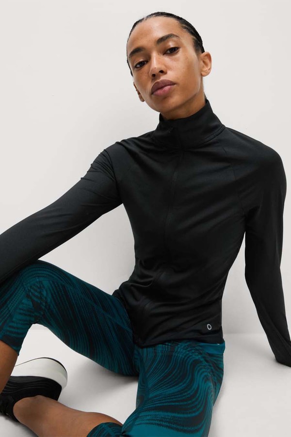 Ultraheat™ Zip Up Fitted Running Top from Marks & Spencer