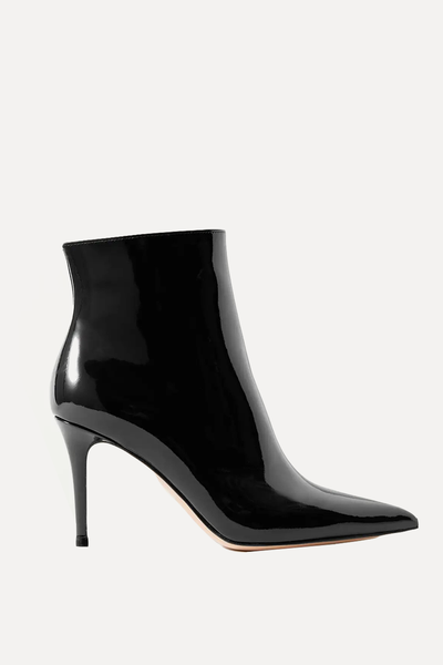 90mm Leather Ankle Boots  from Gianvito Rossi