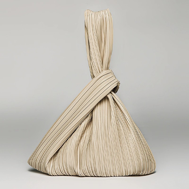 Pleated Vegan Leather Bag from Nanushka 