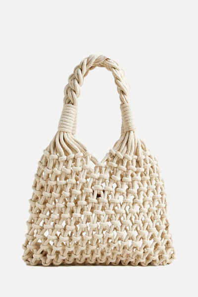 Small Cadiz Hand-Knotted Rope Tote from J. Crew