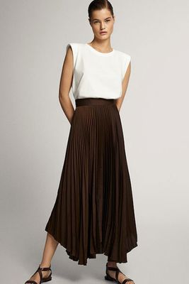 Pleated Skirt from Massimo Dutti