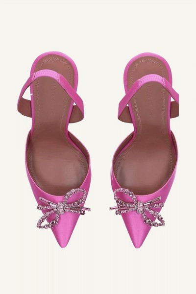 Bow Embellished Rosie Heels from Amina Muaddi