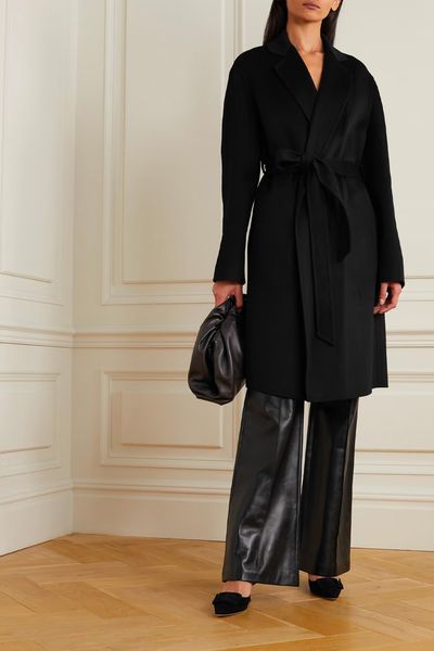 Cenda Belted Wool & Cashmere-Blend Coat from Joseph