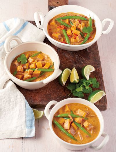 Sweet Potato, Coconut & Green Bean Curry