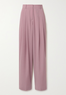 Gelso Pleated Tencel-Blend Straight-Leg Pants from Frankie Shop