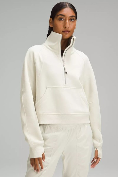 Scuba Oversized Funnel-Neck Half Zip