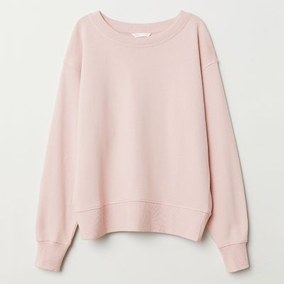 Powder Pink Sweatshirt from H&M
